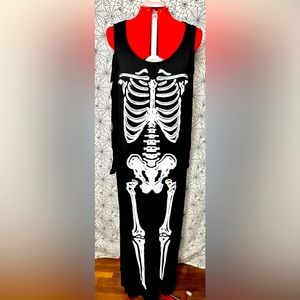TORRID SEXY SKELETON COLD SHOULDER MAXI DRESS